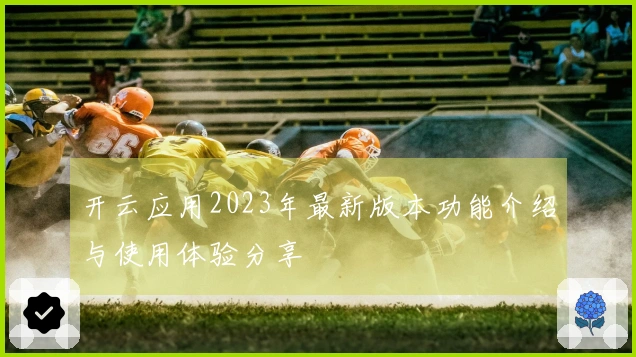 开云应用2023年最新版本功能介绍与使用体验分享