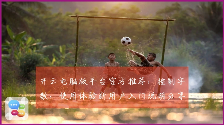 开云电脑版平台官方推荐，控制字数，使用体验新用户入门说明分享